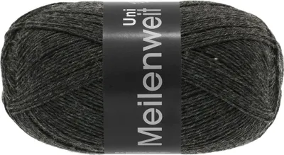 Produktbild von Lana Grossa Meilenweit 100 1105 Anthrazit 100g