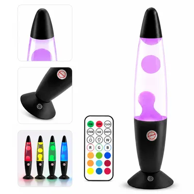 Produktbild von 16-Farben Flüssig-Dynamik-Lampe mit Fernbedienung,LED-Nachtlicht für Kinder und Erwachsene, schafft entspannte Atmosphäre, geeignet für Schlafzimmer