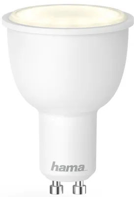 Produktbild von Hama SmartHome WIFI-LED-Lampe 4.5 W GU10 dimmb. 300lm 2700-6500K Ersatz für 28W, Lebensdauer 25.000h