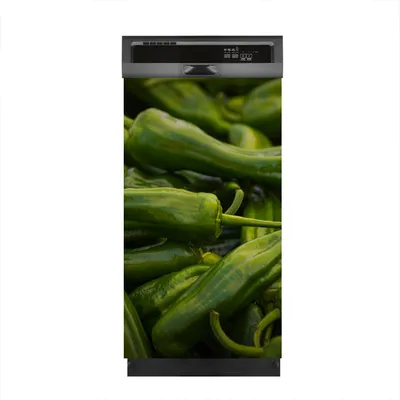 Produktbild von Magnete Dekorative 45x80 cm Küche Magnetmatte Spülmaschine - grünes Gemüse Paprika