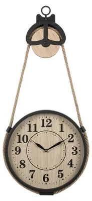 Produktbild von Wanduhr mit Juteseil PALO, Ø 27 cm