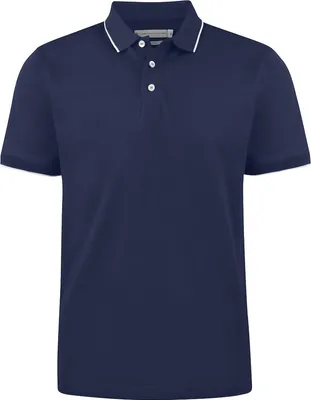 Produktbild von Polo-Shirt Greenville Regular Fit mit Stretch, Perlmutt-Knöpfen und Kragenstreifen