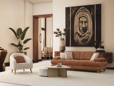 Produktbild von Wohnzimmer Set 3+1 Sitzer mit stilvollem Design und hohem Komfort