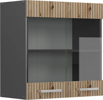 Produktbild von Küchenglasschrank Vicco R-Line Artisan-Eiche 60 cm, Model 49215