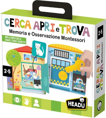 Image de Recherchez des jeux éducatifs Montessori pour développer la mémoire et l'observation chez les tout-petits. Jeu éducatif IT57168 pour les enfants de 2 à 5 ans