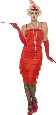 Produktbild von Smiffys - Kostüm - Damen SM2080 (46 DE - 48 DE) (Rot)