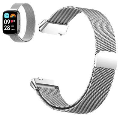 Zdjęcie produktu dla Pasek / bransoleta ChronSmarta do smartwatch'a Xiaomi Redmi Watch 3 Active (Srebrny)