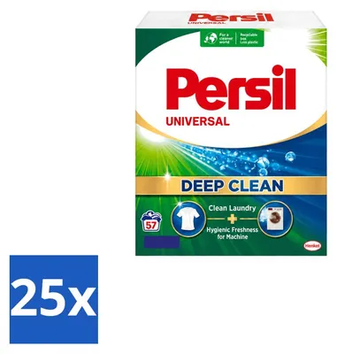 Produktbild von 25 x Persil Universal Waschpulver für weiße Wäsche - Vorteilspackung - 25 Stücke