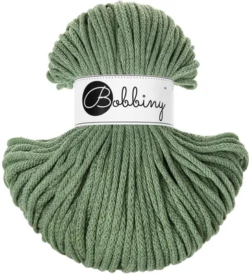 Obrázek produktu pro Bobbiny Classic 4 mm 100 m Eucalyptus Green Šňůra