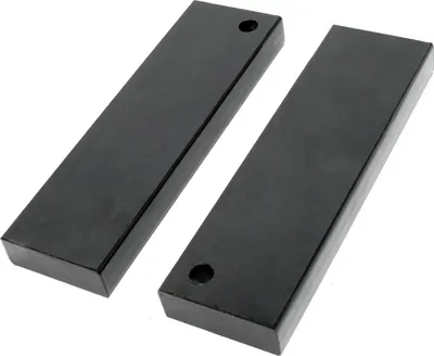 Immagine prodotto di Ricambio Wiltec per pressa da officina 20 T - set di 2 ganasce di supporto - ricambio per pressa idraulica in acciaio, pressa per cuscinetti per pressatura, stampaggio, formatura