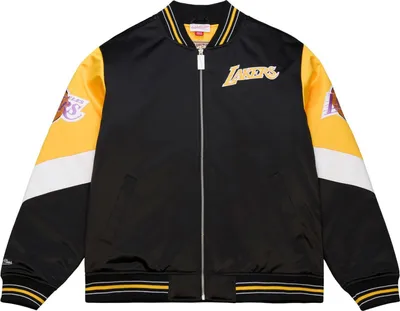 Produktbild von M&N Heavyweight Satin Jacke NBA Los Angeles Lakers - S