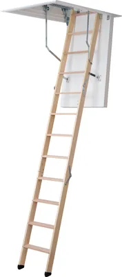 Produktbild von Dolle Bodentreppe clickFIX® 3-teilig bis 274cm Raumhöhe mit U-Wert 0,49 Deckenöffnung 120x60cm