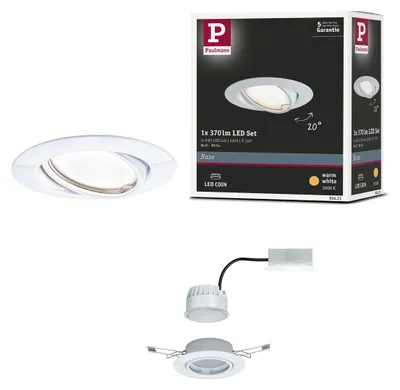 Productafbeelding van Paulmann LED inbouwspot Base, individuele spot, kantelbaar