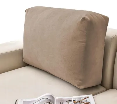 Produktbild von Sofakissenbezug Beige - Rückenlehne Bezug - Elastischer Kissenbezug für Sofa Couch - für Sofa Rückenpolster