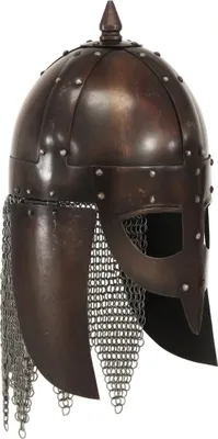 Zdjęcie produktu dla Replika zabytkowego hełmu Wikinga, LARP, stal miedziana