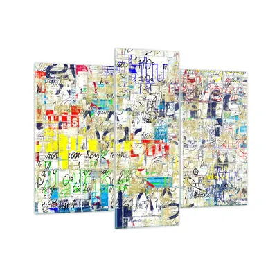 Produktbild von Bilder auf glas - Straße Graffiti Wand Wandmalerei - 130x100cm - Glasbilder - Wandbilder - Kunstdruck - Wanddekoration aus Glas - Glas Bilder - Wandbild auf Glas - GCB130x100-2907