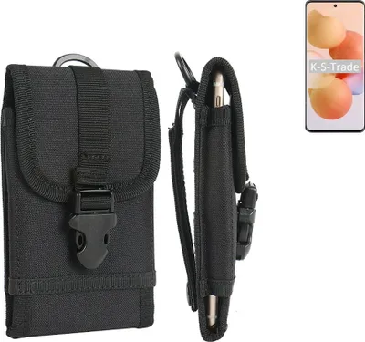 Produktbild von K-S-Trade Holster Handy Hülle kompatibel mit Xiaomi Civi Holster Handytasche Gürtel Tasche Schutz Hülle Robust Outdoor schwarz