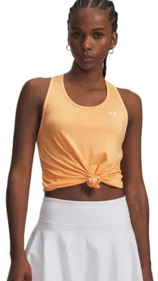 Image de Under Armour Tech Knockout T-shirt sans manches Orange M Femme Orange M