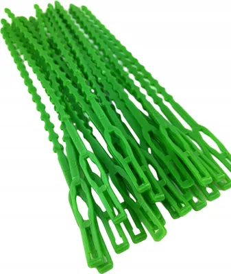 Produktbild von Pflanzenbinder Drehbinder Für Garten Rankhilfe Flexiblem Drahtkern 35cm 12 Stück
