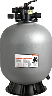Produktbild von Sandfilteranlage - Pool Sandfiltersystem - Filterkessel 600 mm - Durchfluss 246 L/min - Mehrwegeventil 7-Wege, Rückspülen, Spülen & Umwälzen - Für Aufstellpools