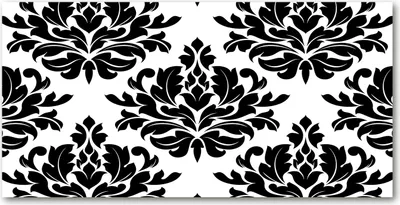 Produktbild von Tulup® Glas-Bild - 100x50 -Wandkunst - Wandbild hinter gehärtetem Sicherheitsglas  - Sonstige - Ornamente - Schwarzweiß