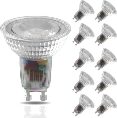Produktbild von Calex Smart LED Spot, GU10, PAR16, kalt- bis warmweißes Licht, dimmbar, WLAN App- & Sprachsteuerung, 10er Pack