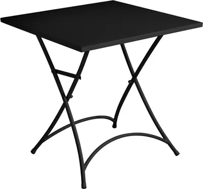 Produktbild von Klapptisch 70x70cm aus Eisen für Bar Restaurant Garten draußen Dixon