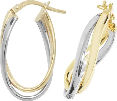 Produktbild von 9 Karat (375) Gold Damen - Creolen / Ohrringe - 25mm*14mm; TRS143359KY