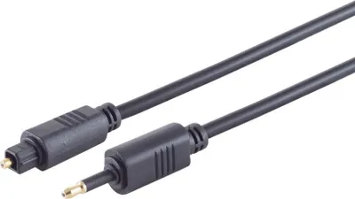 Produktbild von LWL-Kabel 4mm, Toslink-St./3,5mm Opti-St. 1,5m