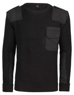 Zdjęcie produktu dla Brandit MILITARY Army Crewneck Pullover Sweater schwarz 4XL