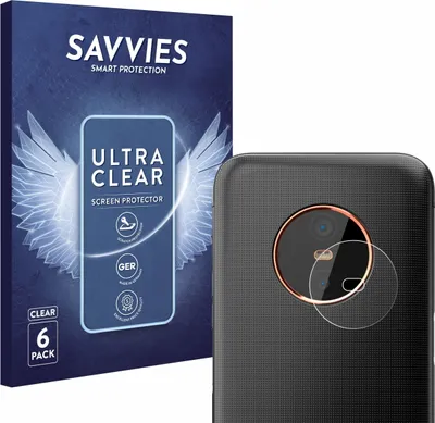 Produktbild von 6x Für Gigaset GX6 Pro (NUR Kamera) Schutzfolie Savvies Displayschutz Display Schutz Folie Klar Transparent
