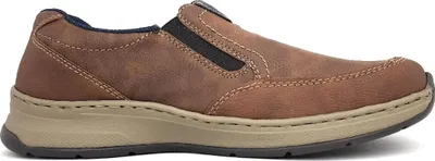 Imagen del producto de Zapatos de hombre Rieker, tipo pantufla, color marrón, para uso casual