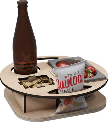 Obrázok produktu pre Servírovací podnos | Box na občerstvenie | Bar na gauč | Servírovací podnos veľký | Snagger | Tanier na občerstvenie | Tanier na posteľ | EÚ