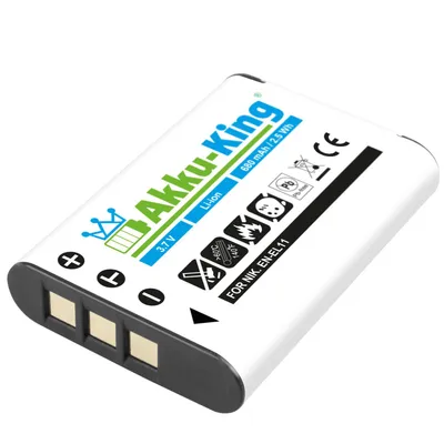 Produktbild von Akku kompatibel mit Nikon EN-EL11 - Li-Ion 680mAh - für Coolpix S550, S560, S600