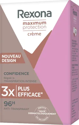 Produktbild von Rexona Maximum Protection Confidence 45ml, Frauen, Antitranspirant, Spray-Deodorant, Stab, 45 ml, normale Haut
