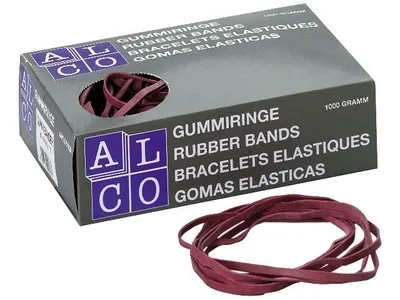 Image de Alco 760 Gummiband, aus Naturkautschuk, 4x130 mm, rot, 1000 g