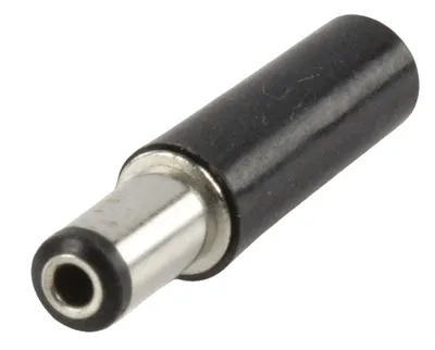 Produktbild von Valueline Netzstecker männlich PVC schwarz PC-001 DC-Stecker L=30 ex5,5 in2,1