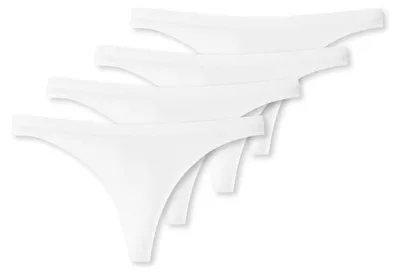 Image de Lot de 4 strings pour femmes Schiesser série 95-5 - blanc - taille 36