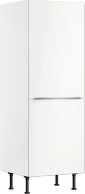 Produktbild von Optifit Vorratsschrank Arvid986 BxTxH 60 x 58,4 x 176,6 cm weiß glänzend zerlegt Anschlag reversibel KFAV MH606-8+