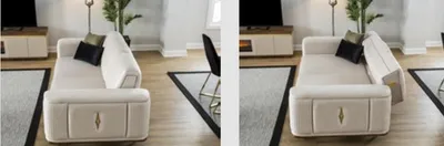 Produktbild von Luxus Sofagarnitur Couch Möbel Set Designer Couchen Garnituren 4tlg.