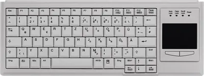 Obrázek produktu pro Contour Design Active Key AK-4400, Plná velikost (100 %), Kabel, USB, Membránový spínač, Bílá