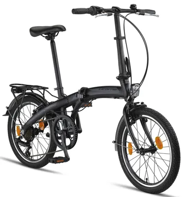 Obrázek produktu pro Licorne Bike Phoenix 2D, 20" hliníkové skládací kolo, kotoučové brzdy, V-brzda, 7 rychlostí, hliníkový rám, světla StVZO, městské, dámské.