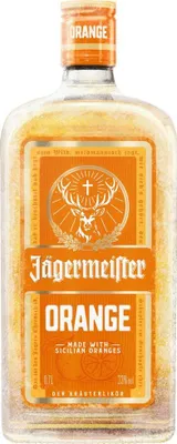 Produktbild von Jägermeister Orange 0,7L – Fruchtiger Kräuterlikör mit sizilianischer Orange (33% Vol.)- [Enthält Sulfite]