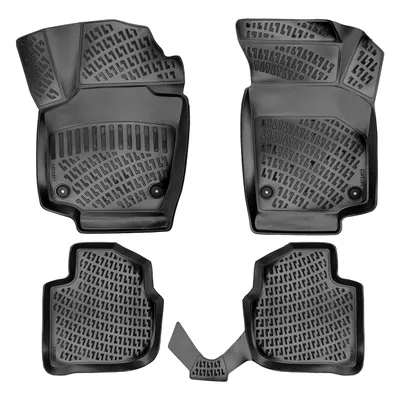 Produktbild von Rizline kompatibel mit Skoda Rapid Autofußmatten 3D Gummimatten