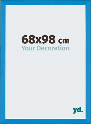 Produktbild von Bilderrahmen, 68x98 cm, Hellblau, MDF, Mura