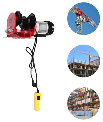 Obrázek produktu pro Elektrický vozík, nosnost 1 tuna, příkon 370 W, nastavitelná šířka 68–120 cm, ocel Q235, kolečka pro těžký náklad