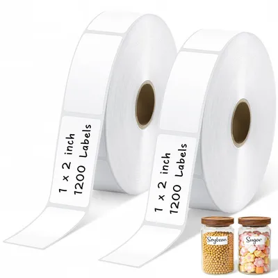 Productafbeelding van Zelfklevende adresetiketten / 25 x 50 mm / 2400 stuks / waterdicht