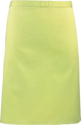 Produktbild von Premier Workwear PR151 | Bistroschürze - 70 x 50 cm - Hauswäsche: bis 60 °C - Farbe: Lime (ca. Pantone 382) - Größe: 70 x 50 cm