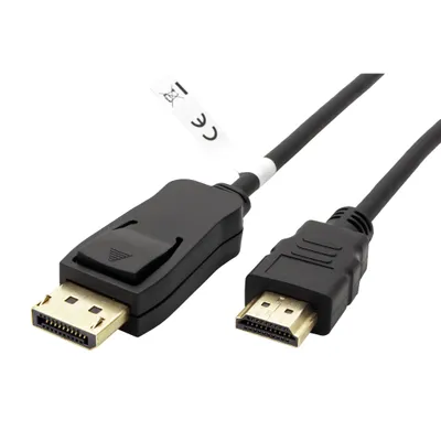 Obrázek produktu pro Goobay 64836, 2 m, DisplayPort, HDMI Typ A (standardní), Samec, Samec, Přímý