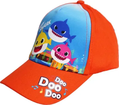 Produktbild von Baby Shark kleine Haie Kinder Basecap Mütze – Orange / 52